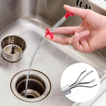 Bendable Sewer Dredging Cleaning Tool For Sink Tub