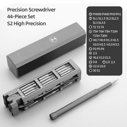 Screwdriver Kit 30 40 44 Precision Magnetic Bits Mini Tool Case